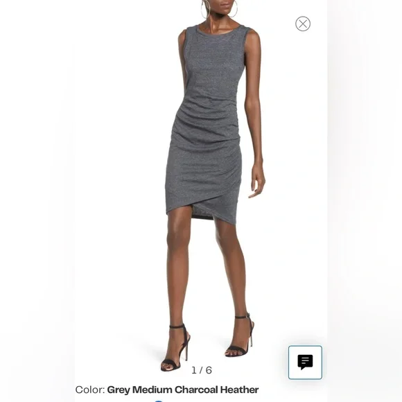 nordstrom leith ruched dress Leith Ruched Body-Con Sleeveless Dress (Women)